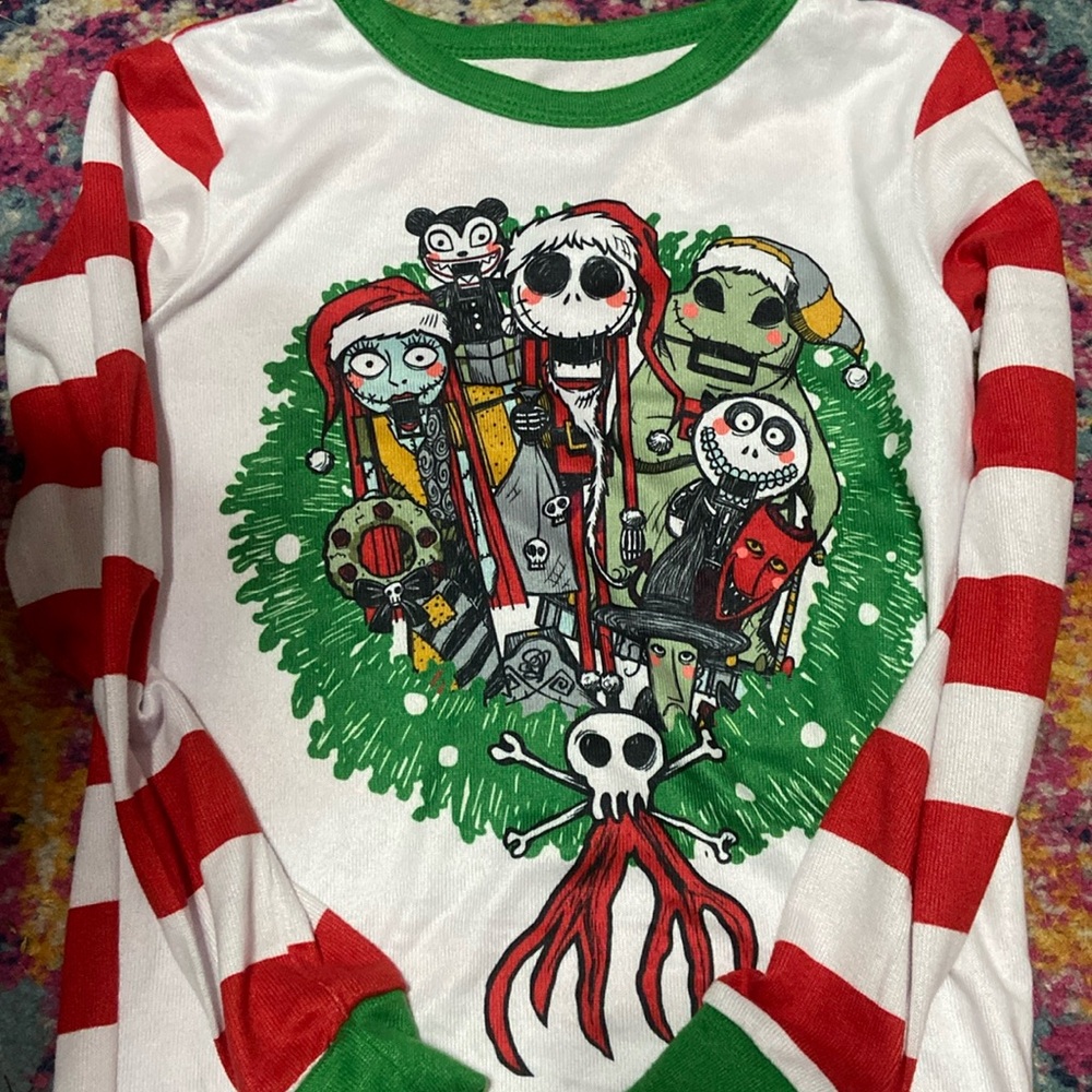 Holiday Nightmarese Before Christmas pj long sleeve